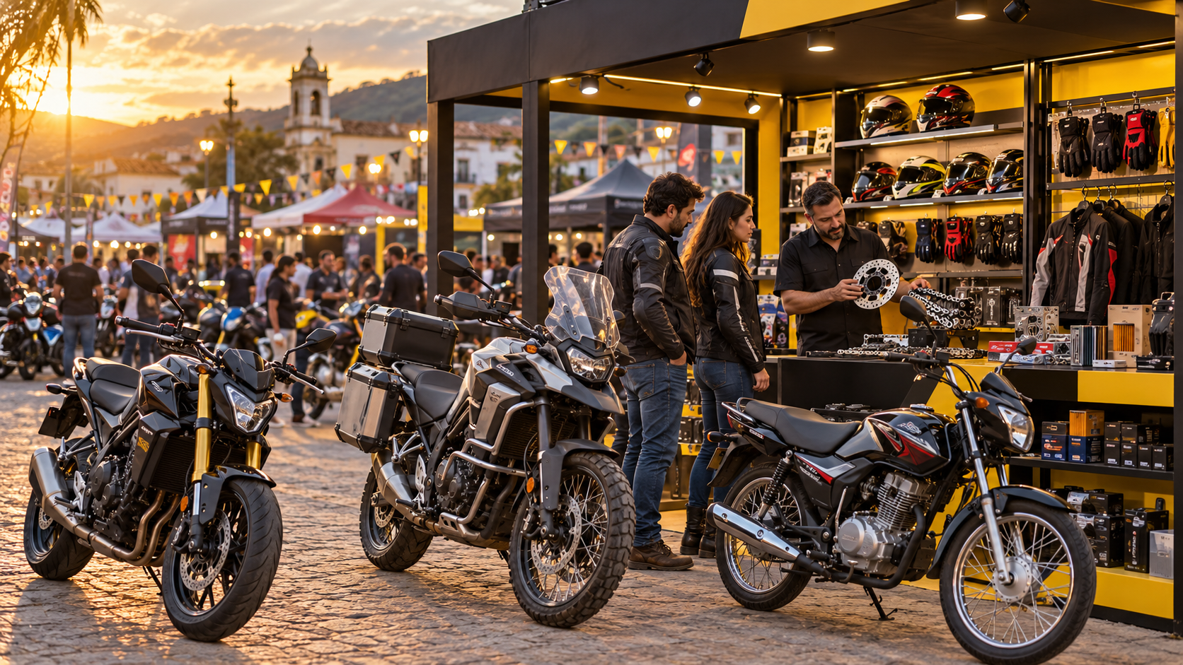Cia da Moto participa do Moto Experience 2026 com estande de peças, acessórios e oficina